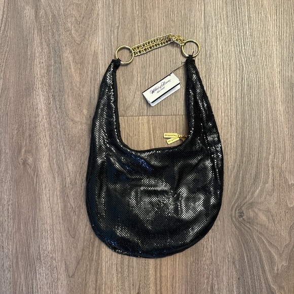 NEW Whiting & Davis black mesh Women\'s Bag